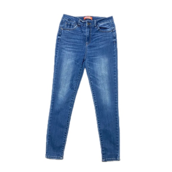 Wax Jean Denim - Wax Jeans Women’s But I Love You Stretchy Medium Wash Form Fitting Jeans Sz 7